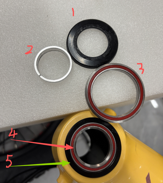 Ranger 3.0 Pro-front fork ball set/ball bearing